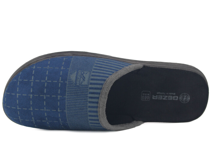 Gezer Merdane 16647.00 Poli Kışlık Ev Terliği Lacivert - 2