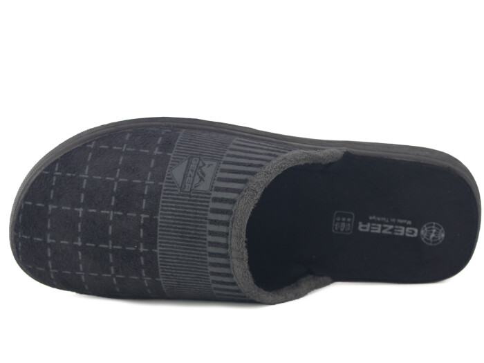 Gezer Merdane 16647.00 Poli Kışlık Ev Terliği Siyah - 2