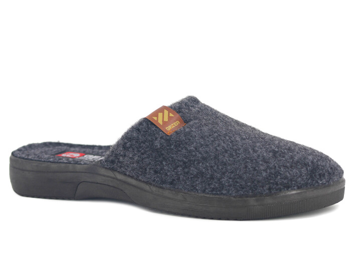 Gezer Merdane 16648.00 Poli Kışlık Ev Terliği Antrasit - 1