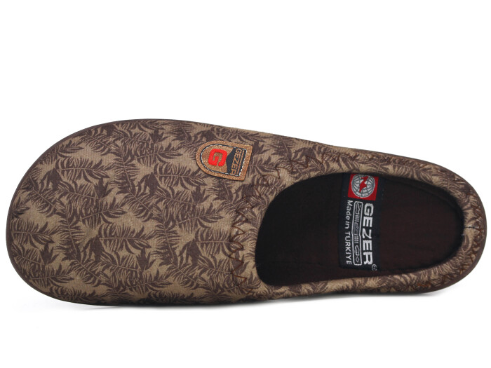 Gezer Merdane 16665.00 Poli Winter Gondol Kışlık Ev Terliği Kahve - Gezer (1)