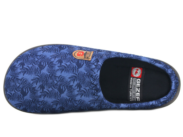 Gezer Merdane 16665.00 Poli Winter Gondol Kışlık Ev Terliği Lacivert - Gezer (1)