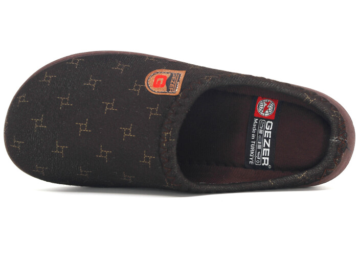 Gezer Merdane 16688.00 Poli Winter Gondol Ev Terliği Kahve - Gezer (1)