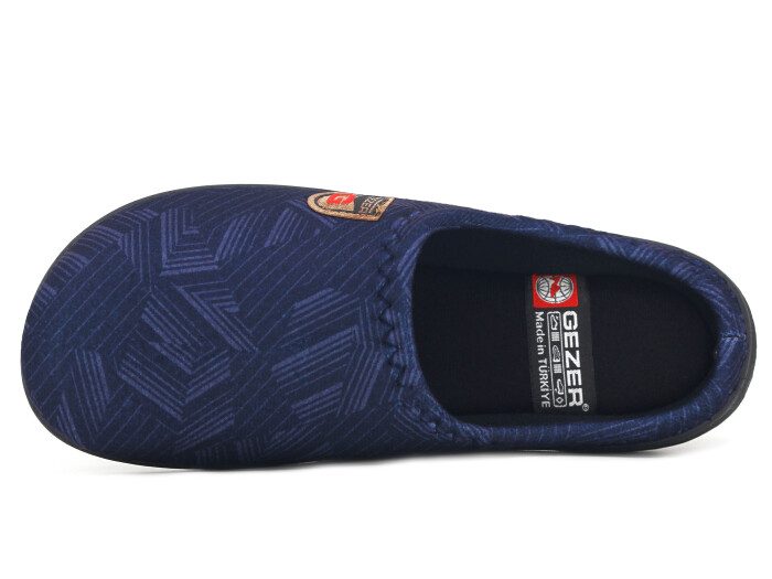 Gezer Merdane 16689.00 PVC Winter Gondol Kışlık Ev Terliği Lacivert - 2