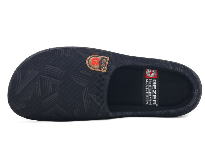 Gezer Merdane 16689.00 PVC Winter Gondol Kışlık Ev Terliği Siyah - 3