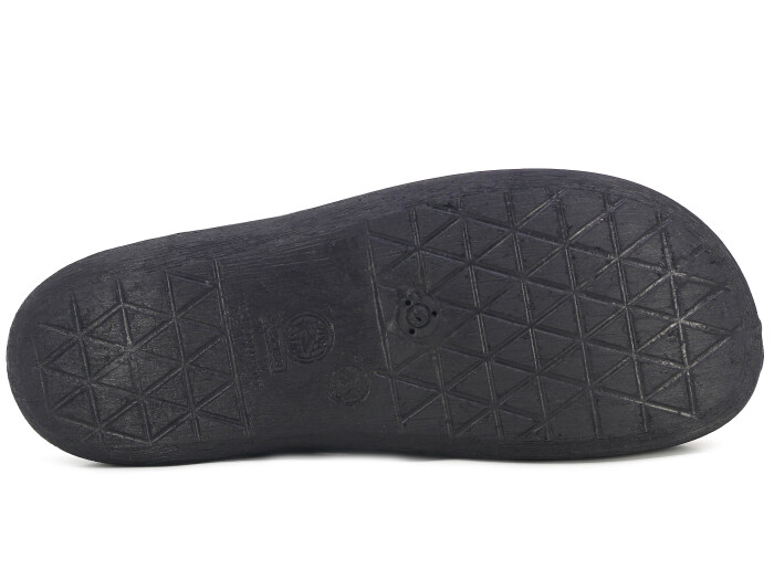 Gezer Merdane 16689.00 PVC Winter Gondol Kışlık Ev Terliği Siyah - Gezer (1)