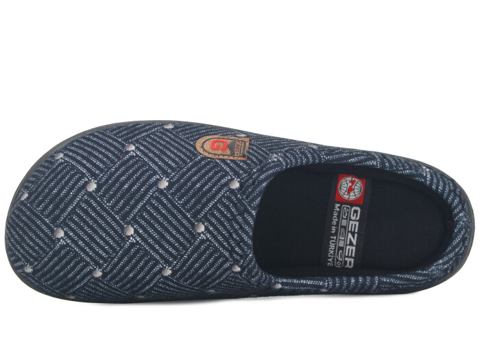 Gezer Merdane 16721.00 PVC Winter Kışlık Ev Terliği Siyah - Gezer (1)