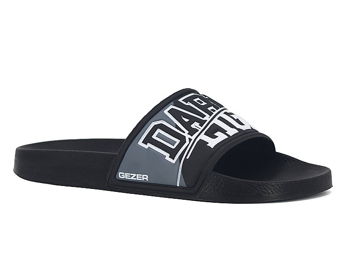 Gezer Merdane 16812.00 Düz Yüz Günlük Terlik Siyah - 1