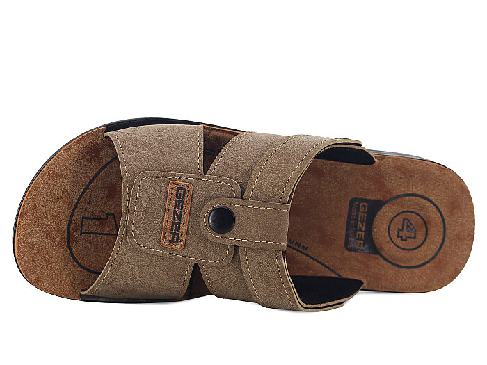 Gezer Merdane 16824.00 Döngülü Terlik Vizon - Gezer (1)