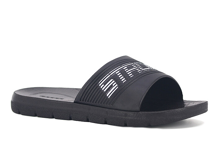 Gezer Merdane 16846.00 Düz Yüz Şiltesiz Günlük Terlik Siyah - 1