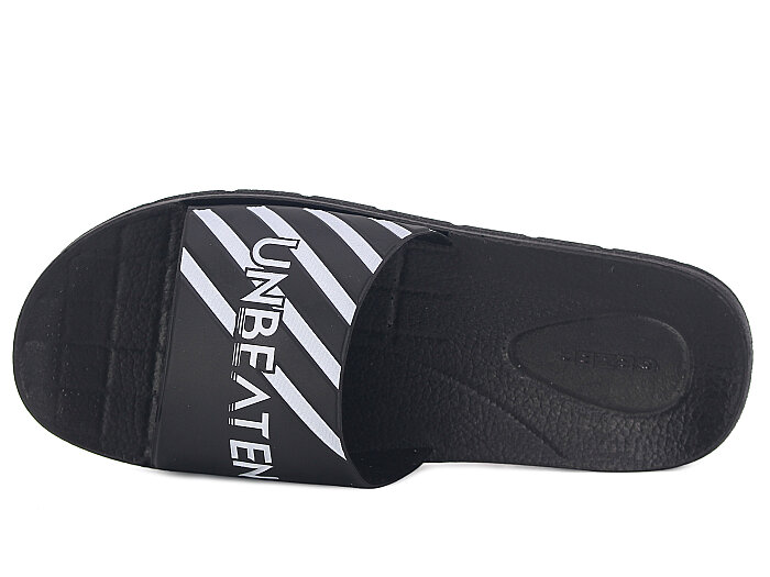 Gezer Merdane 16846.01 Düz Yüz Şiltesiz Günlük Terlik Siyah - Gezer (1)