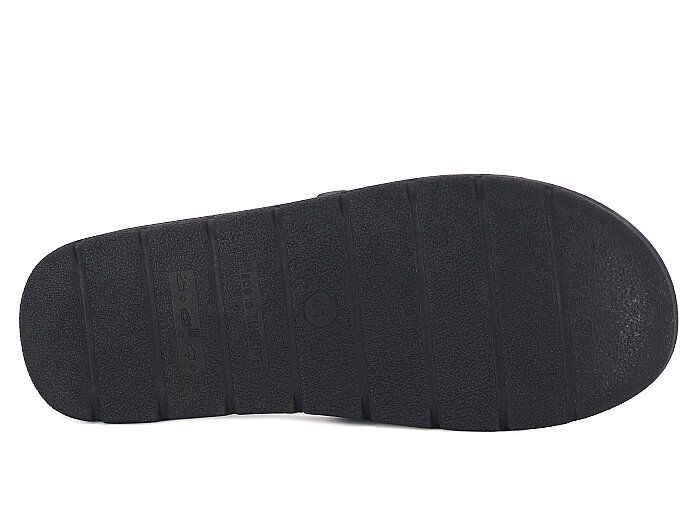 Gezer Merdane 16846.01 Düz Yüz Şiltesiz Günlük Terlik Siyah - 3