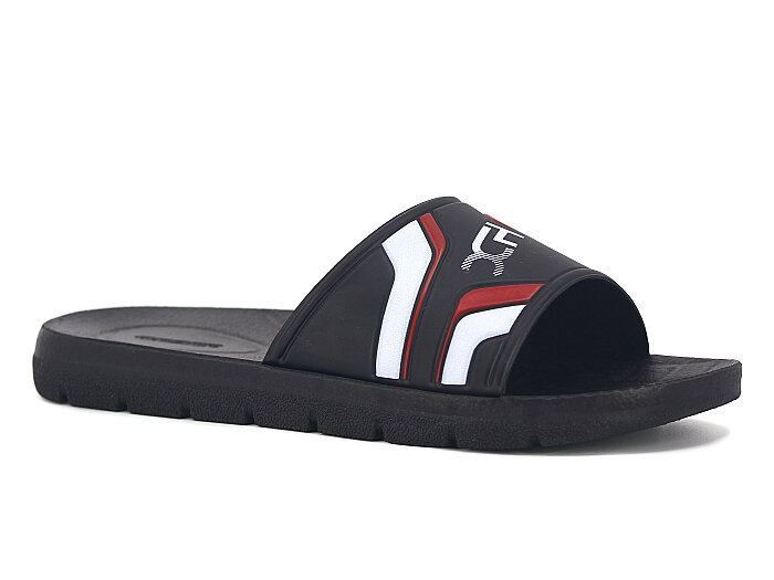 Gezer Merdane 16846.03 Düz Yüz Şiltesiz Günlük Terlik Siyah - Gezer