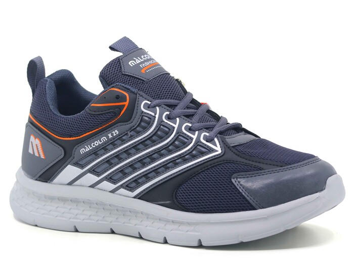 Malcolm Merdane 2273 Anorak Spor Ayakkabı Füme - Turuncu