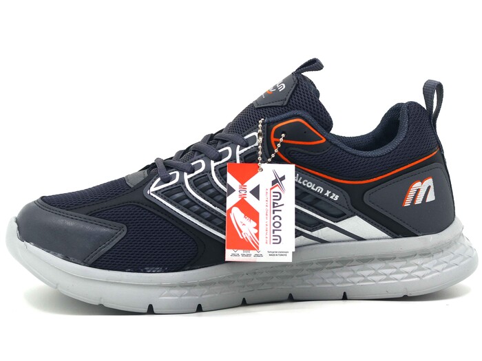 Malcolm Merdane 2273 Anorak Spor Ayakkabı Füme - Turuncu