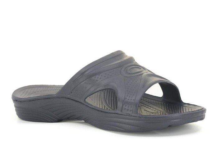 Gezer Merdane 04821.00 Islak Zemin Açık Eva Terlik Siyah - Gezer