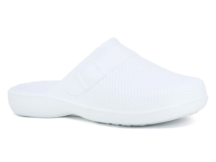 Gezer Merdane 05843.00 Islak Zemin Tek Toka Kapalı Eva Terlik Beyaz - Gezer