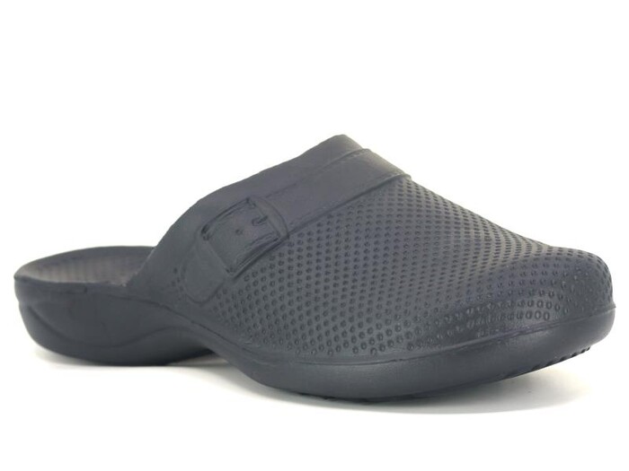 Gezer Merdane 05843.00 Islak Zemin Tek Toka Kapalı Eva Terlik Siyah - Gezer