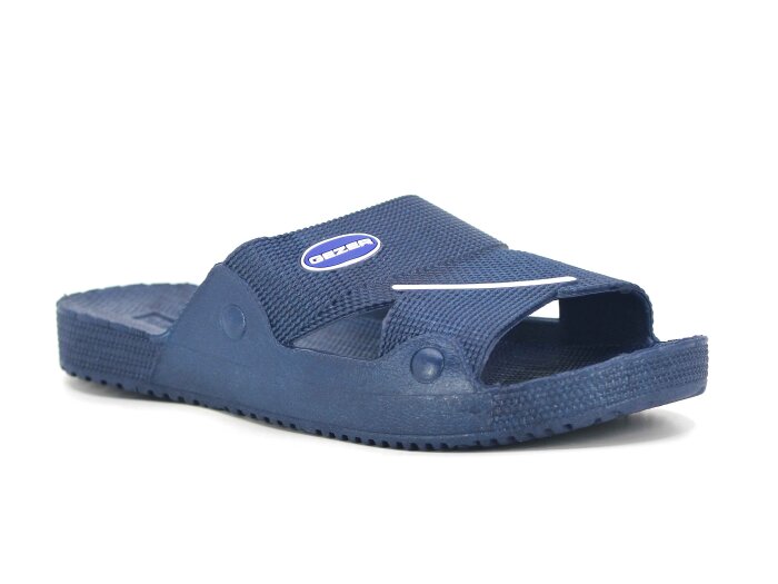 Gezer Merdane 08025.00 Airblow Islak Zemin Kaydırmaz Terlik Lacivert - Gezer