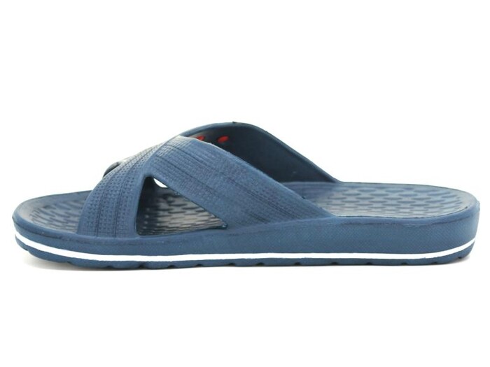 Gezer Merdane 08416.00 Çapraz Çizgili Eva Terlik Lacivert - Gezer (1)