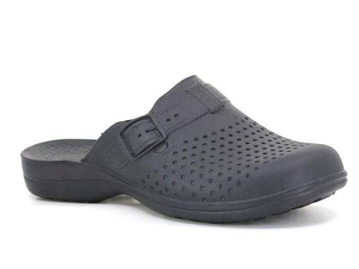 Gezer Merdane 08678.01 Sabo Kapalı Eva Terlik Siyah - Gezer