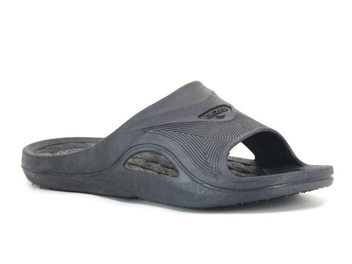 Gezer Merdane 09595.00 Air Blow Logolu Kaydırmaz Terlik Siyah - 1