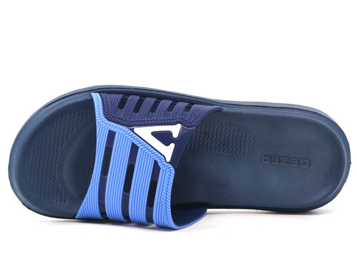 Gezer Merdane 09652.00 Koleksiyon Lux Eva Terlik Lacivert - Mavi - Beyaz - Gezer (1)