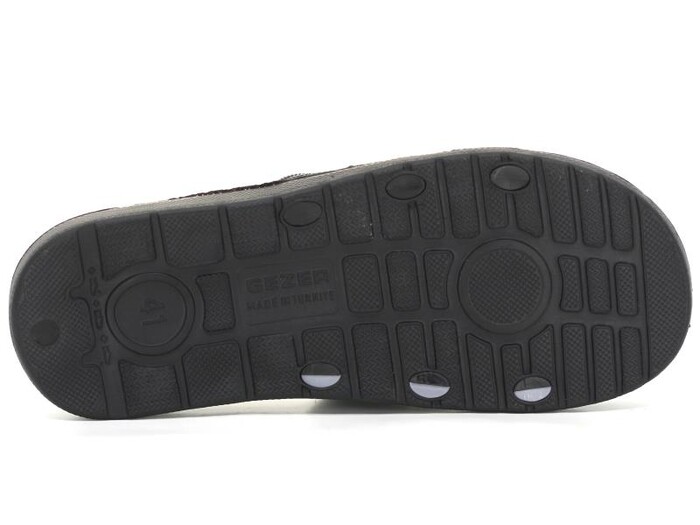 Gezer Merdane 09652.00 Koleksiyon Lux Eva Terlik Siyah - Gri - Beyaz - 3