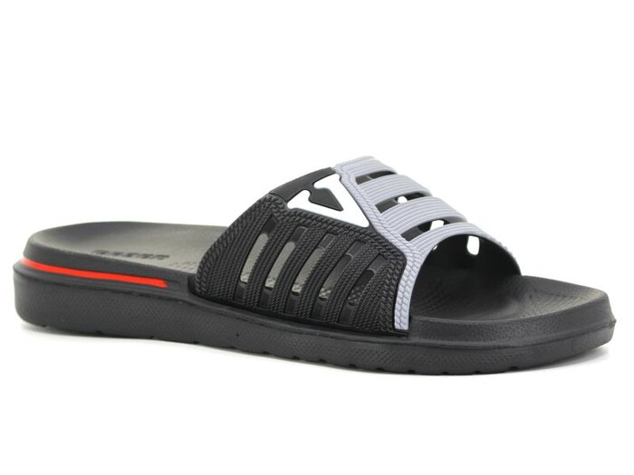 Gezer Merdane 09652.00 Koleksiyon Lux Eva Terlik Siyah - Gri - Beyaz - 4