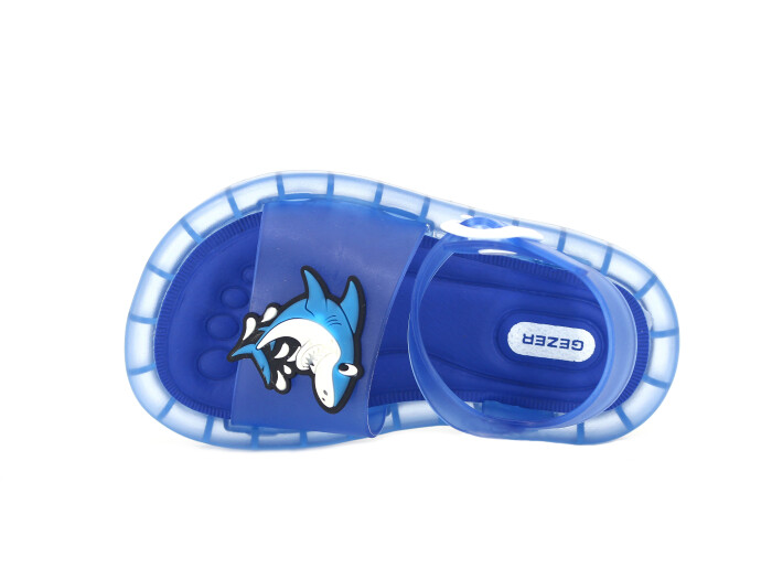 Gezer Patik 00227.00 Şeffaf Taban Sandalet Mavi - Gezer (1)