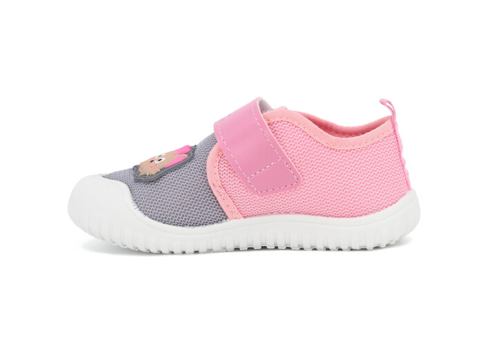 Gezer Patik 03410.01 Kız Keten Ayakkabı Gri - Pembe - 2