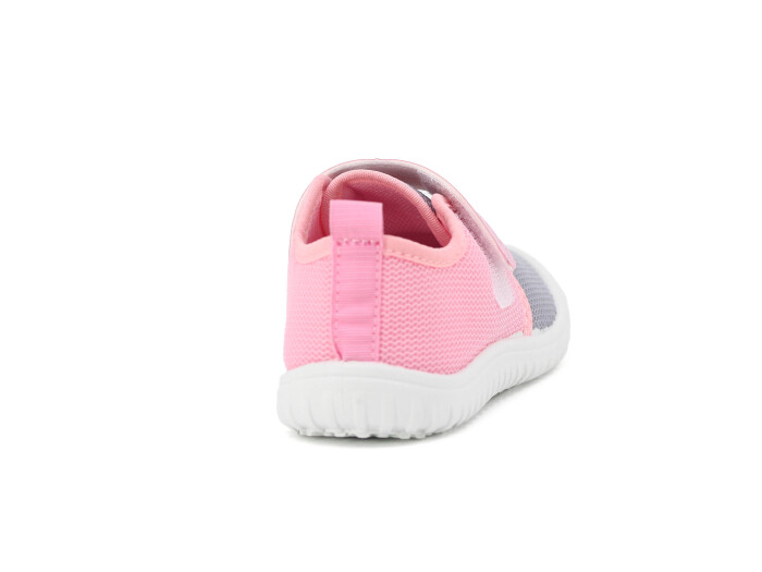 Gezer Patik 03410.01 Kız Keten Ayakkabı Gri - Pembe - 3