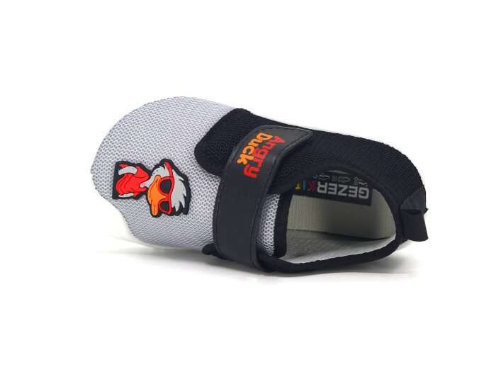 Gezer Patik 03453.00 Erkek Keten Ayakkabı Gri - Siyah - 2