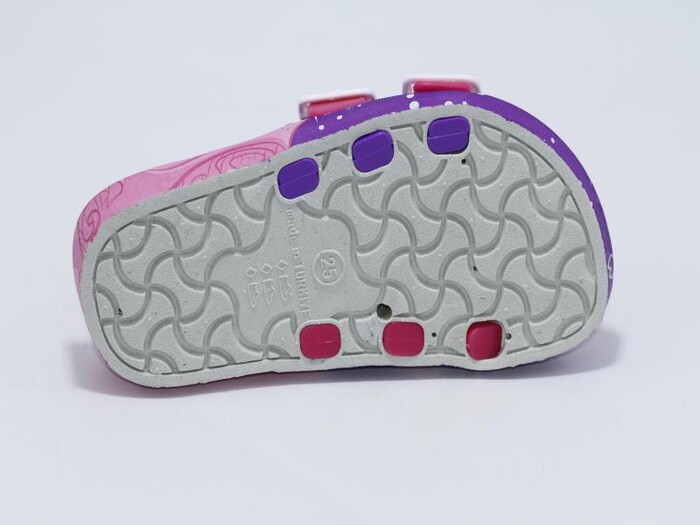 Gezer Patik 13129.01 Air Blow Çift Toka Kaydırmaz Terlik Lila - Fuşya - 4