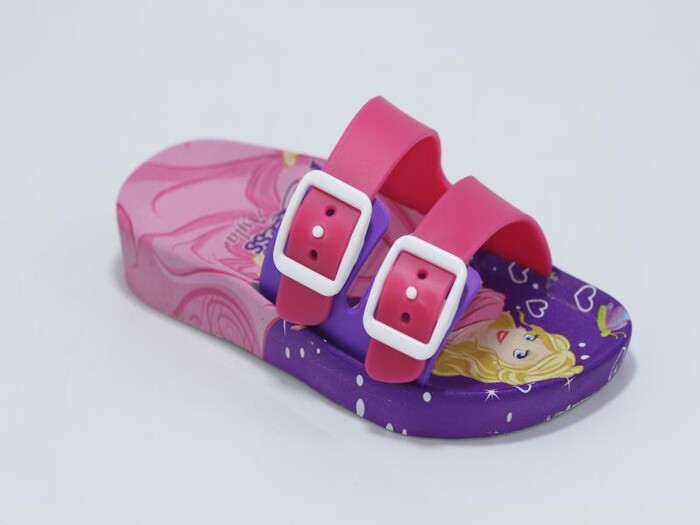 Gezer Patik 13129.01 Air Blow Çift Toka Kaydırmaz Terlik Lila - Fuşya - 1