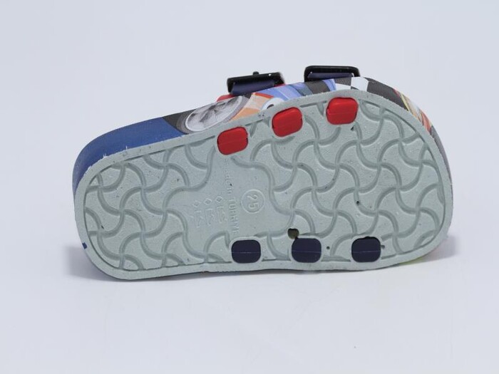 Gezer Patik 13130.00 Air Blow Çift Toka Kaydırmaz Terlik Kırmızı - Lacivert - 4