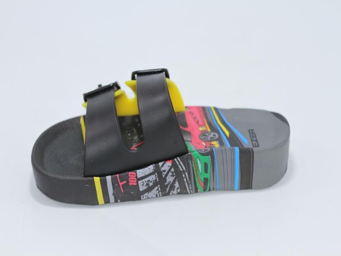 Gezer Patik 13130.00 Air Blow Çift Toka Kaydırmaz Terlik Sarı - Siyah - 3