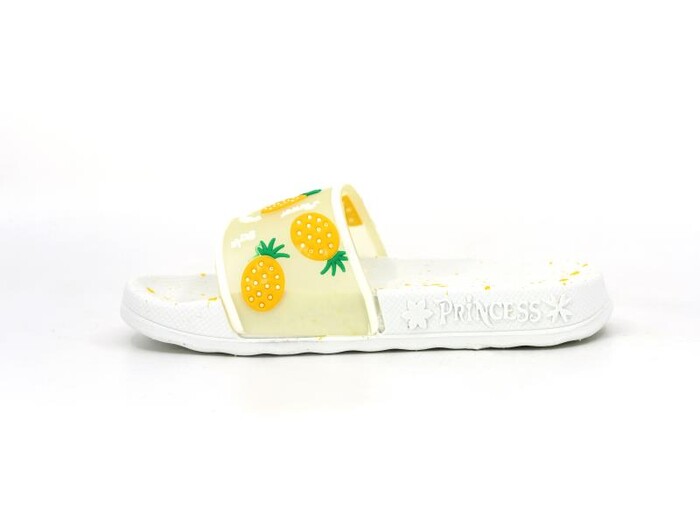 Gezer Patik 13894 Ananas Figürlü AirBlow Kaydırmaz Terlik Sarı