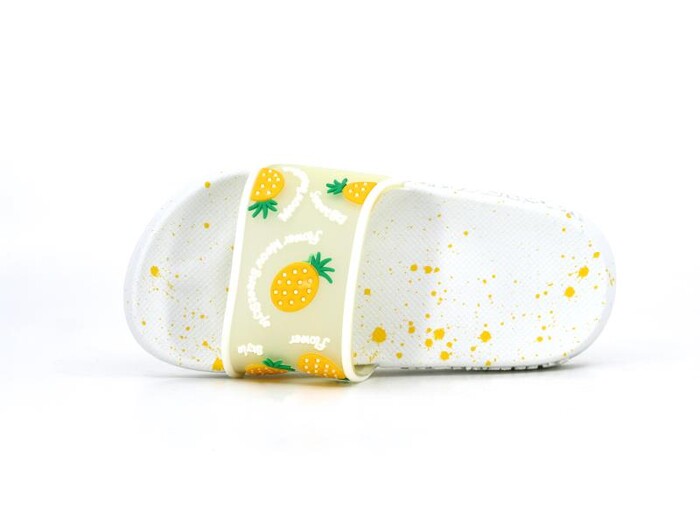 Gezer Patik 13894 Ananas Figürlü AirBlow Kaydırmaz Terlik Sarı