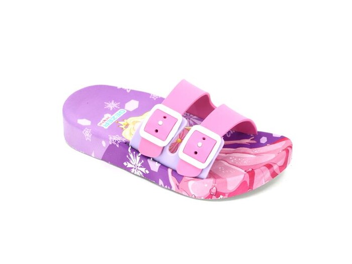 Gezer Patik 14039 Air Blow Çift Toka Kaydırmaz Terlik Lila - Pembe - 3
