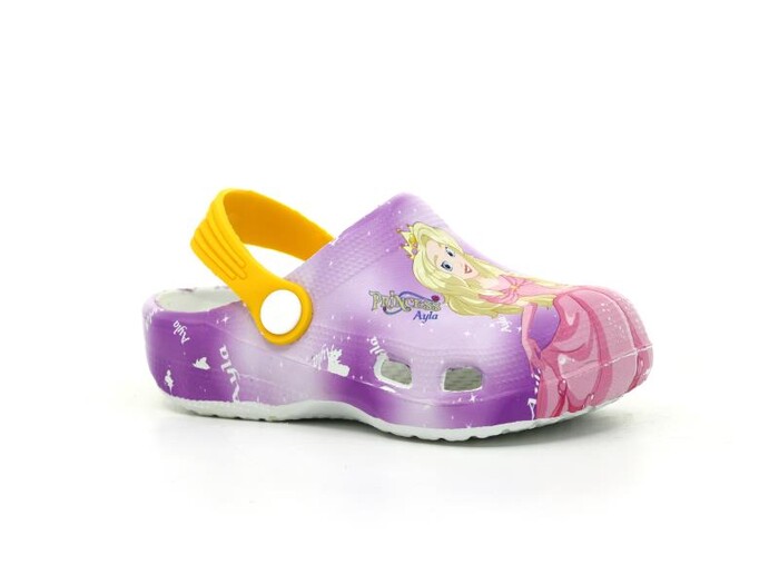 Gezer Patik 14068.00 Baskılı Kız Eva Cross Terlik Lila - Gezer