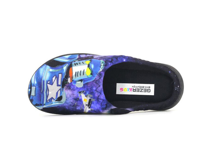 Gezer Patik 14524.00 Gondol Baskılı Ev Terliği Siyah - 6