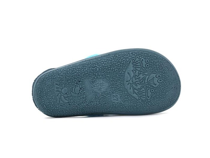 Gezer Patik 14534.00 Traşlı Baskılı Erkek Ev Terliği Mavi - 4
