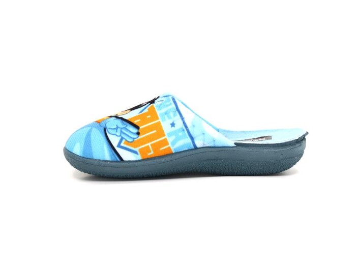 Gezer Patik 14534.00 Traşlı Baskılı Erkek Ev Terliği Mavi - 3