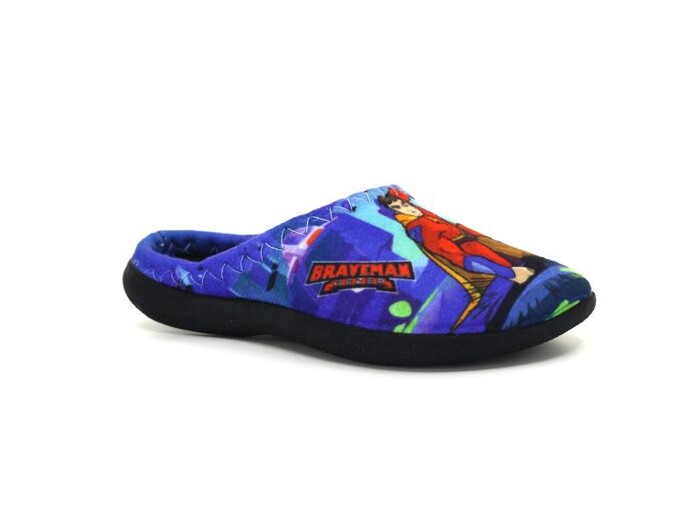 Gezer Patik 14667.00 Gondol Baskılı Ev Terliği Saks Mavi - Gezer