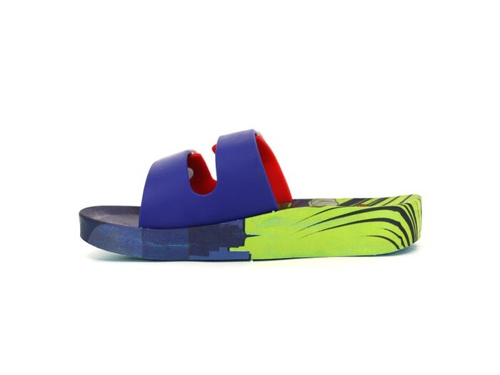 Gezer Patik 14790 Air Blow Çift Toka Kaydırmaz Terlik Kırmızı - Saks Mavi - 3