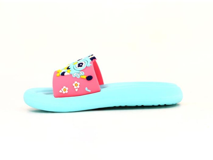 Gezer Patik 15044.00 Baykuş Baskılı Lux Eva Terlik Pembe - Mint Yeşili - Gezer (1)