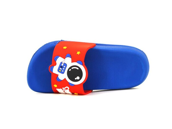 Gezer Patik 15255.00 Figürlü Space Rocket Günlük Terlik Kırmızı - Mavi - Gezer (1)