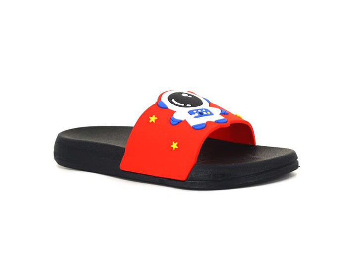 Gezer Patik 15255.00 Figürlü Space Rocket Günlük Terlik Kırmızı - Siyah - Gezer