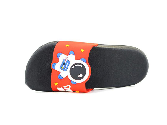 Gezer Patik 15255.00 Figürlü Space Rocket Günlük Terlik Kırmızı - Siyah - Gezer (1)