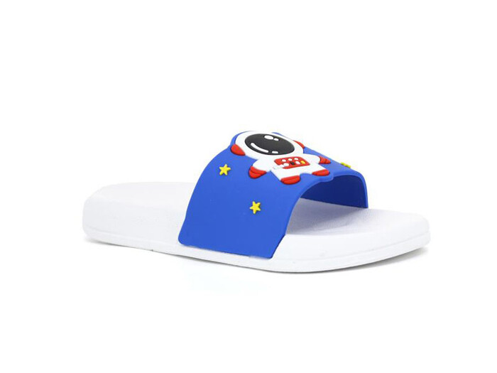 Gezer Patik 15255.00 Figürlü Space Rocket Günlük Terlik Saks Mavi - Beyaz - Gezer